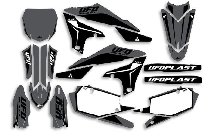 UFO Graphic Kit YZ250F 19-23 YZ450F 18-22 Stokes Grey