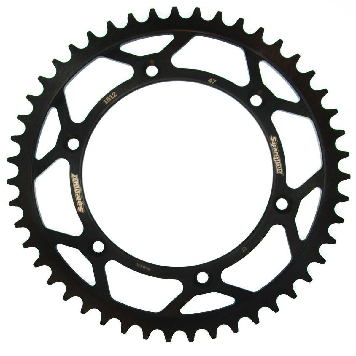 Supersprox Steel Rear sprocket Beta/GasGas/Husqv. Black 47 – RFE-1512:47-BLK - MxProStoreParts