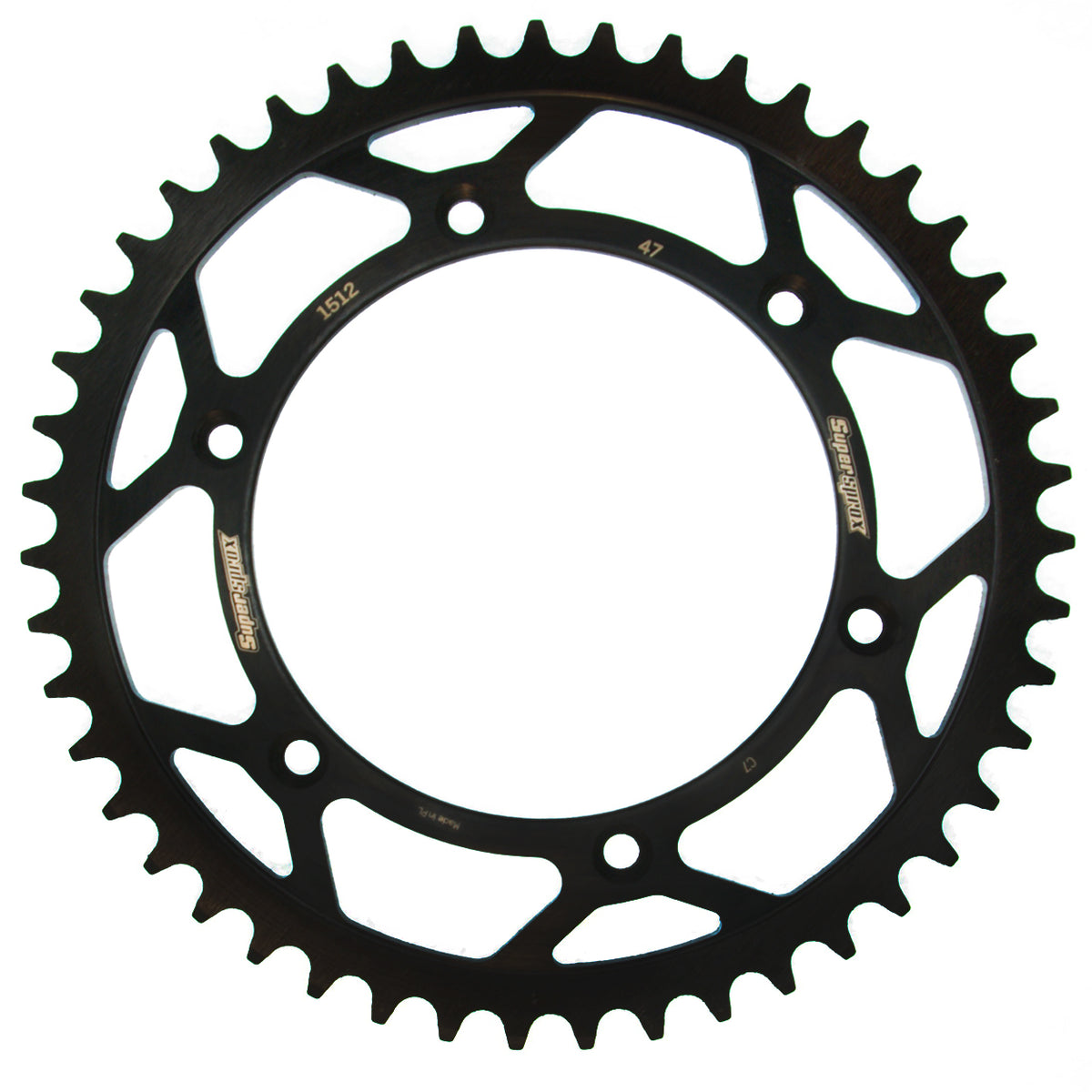 Supersprox Steel Rear sprocket Beta/GasGas/Husqv. Black 47 – RFE-1512:47-BLK