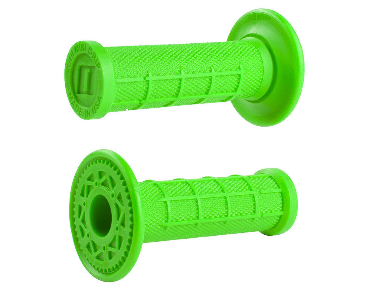 ODI Glue-On Grip Mini-MX Half-Waffle Single-Ply Green - MxProStoreParts