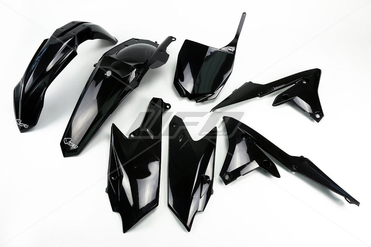 UFO Plastic kit 5-parts Black YZF250/450 2014-2018