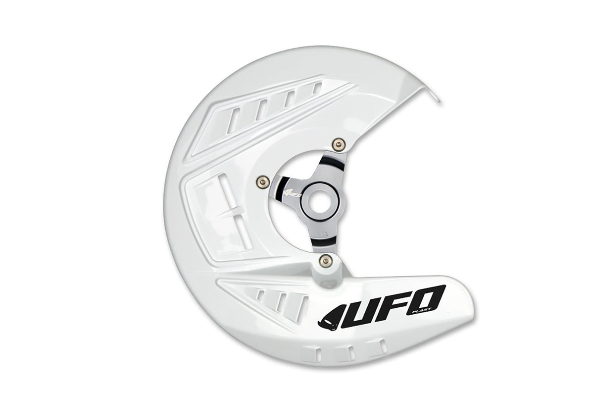 Cubierta de disco de freno delantero UFO HVA 125-501 TC/FC 15- TE/FE 16- Blanco 041 - MxProStoreParts