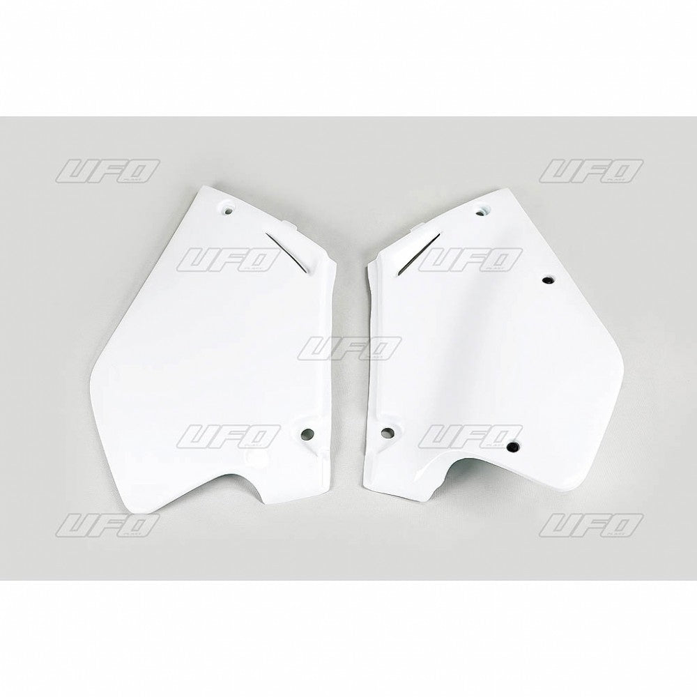UFO Side panels CR125 95-97+ CR250 95-96 White 041