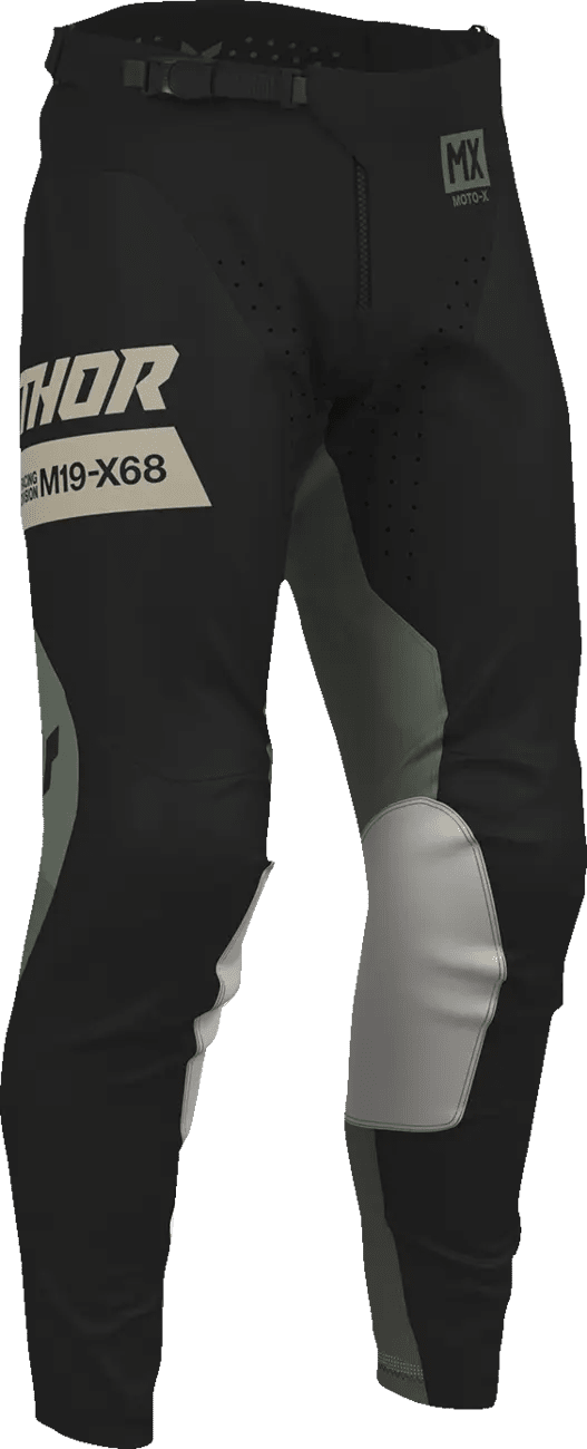 THOR Launchmode Bleach crossbroek – Zwart/Camogroen/Khaki