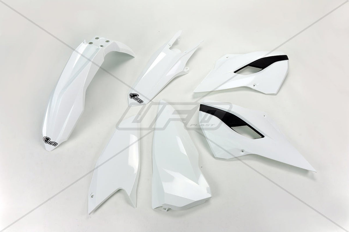 Kit de plástico UFO, 4 piezas, original HVA TE/FE 125-450 2014 - MxProStoreParts