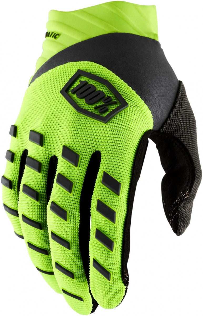 100% Airmatic jeugdhandschoenen L – fluorescerend geel/zwart - MxProStoreParts