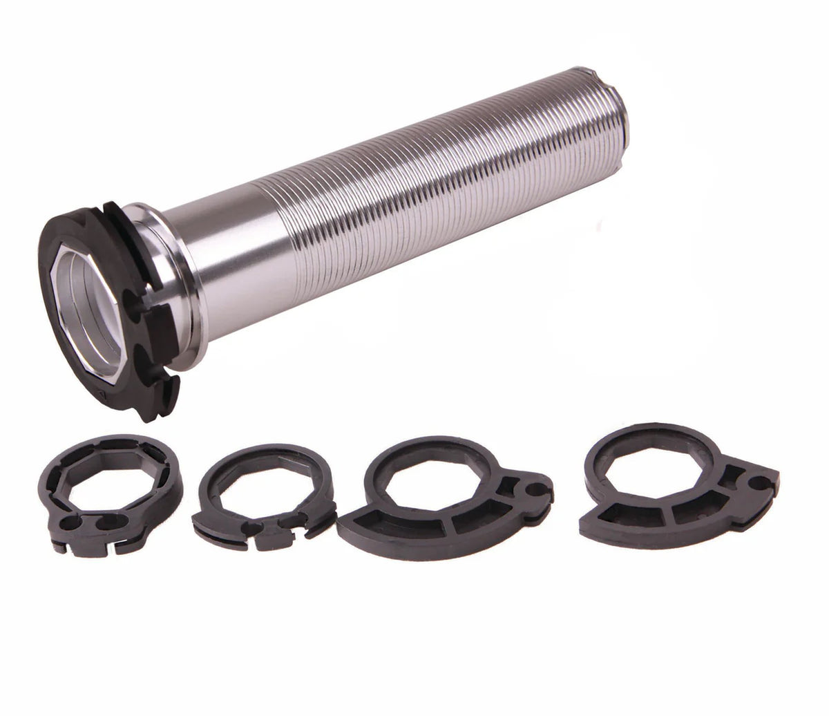ODI Fusion MX gashuls – aluminium zilver - MxProStoreParts