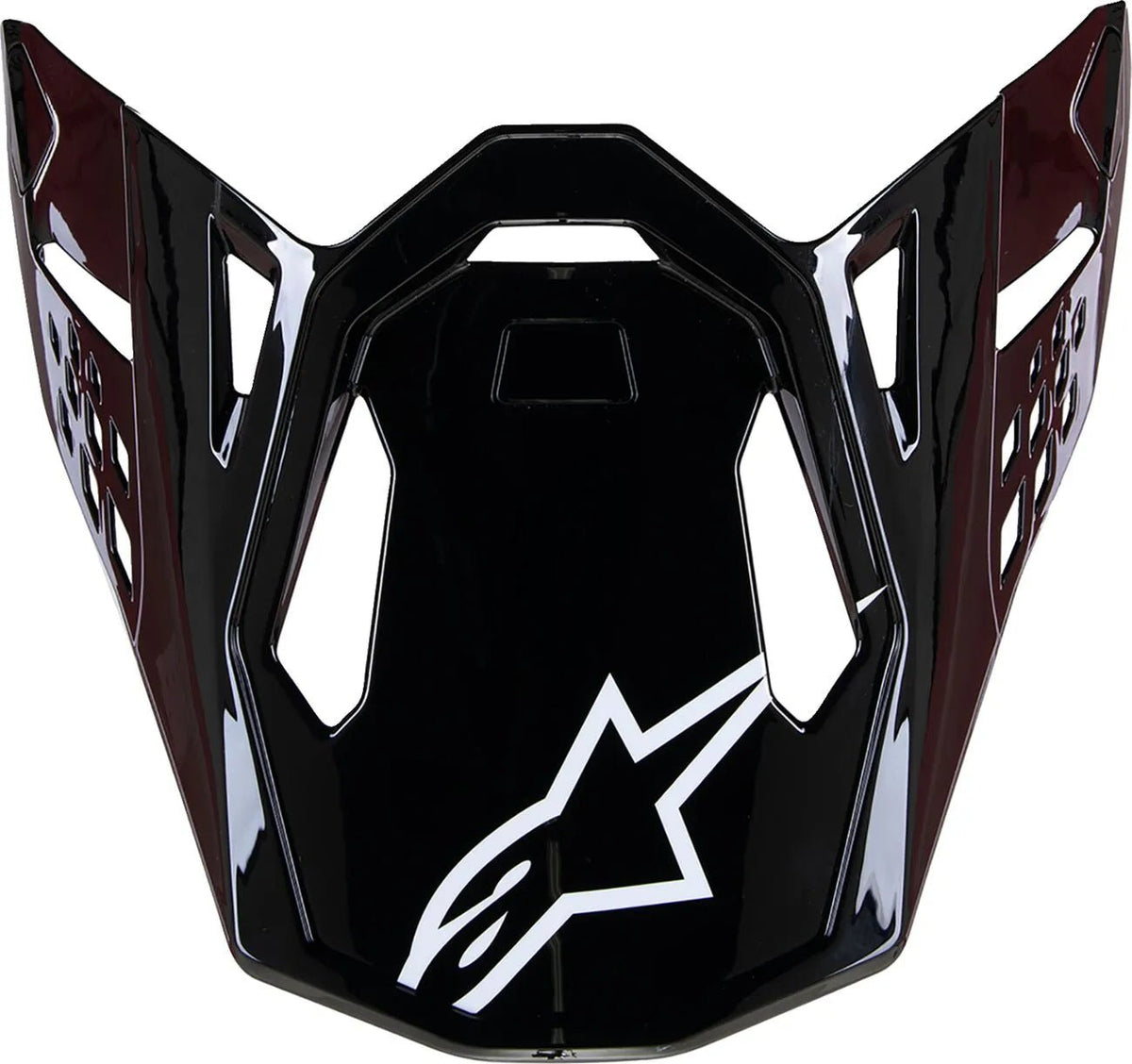 Alpinestars S-M10 válvula de casco sólida – Carbono negro brillante - MxProStoreParts