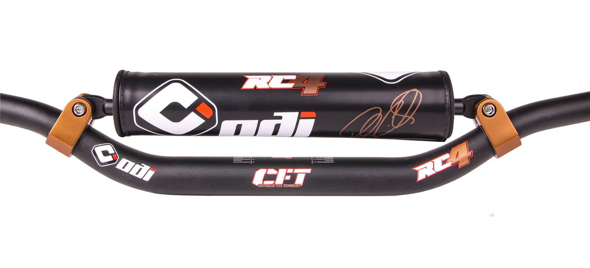 ODI "CFT" Podium 1-1/8" MX HANDLEBARS RC4 Signature Black - MxProStoreParts