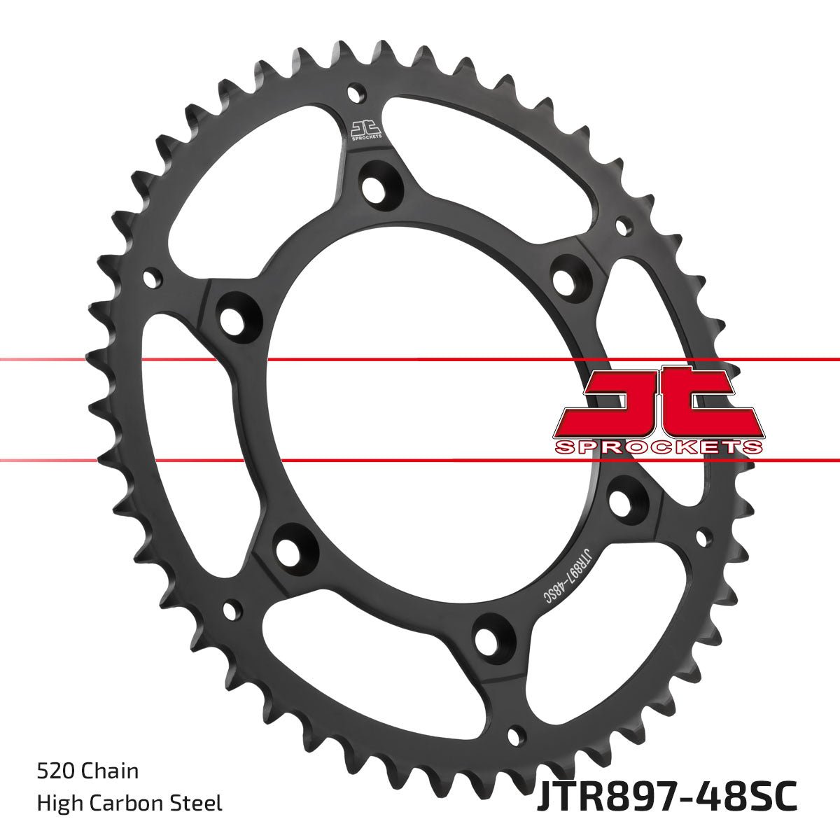 JT Rear Sprocket SC - Self Cleaning Lightweight Rear JTR897.48SC - MxProStoreParts