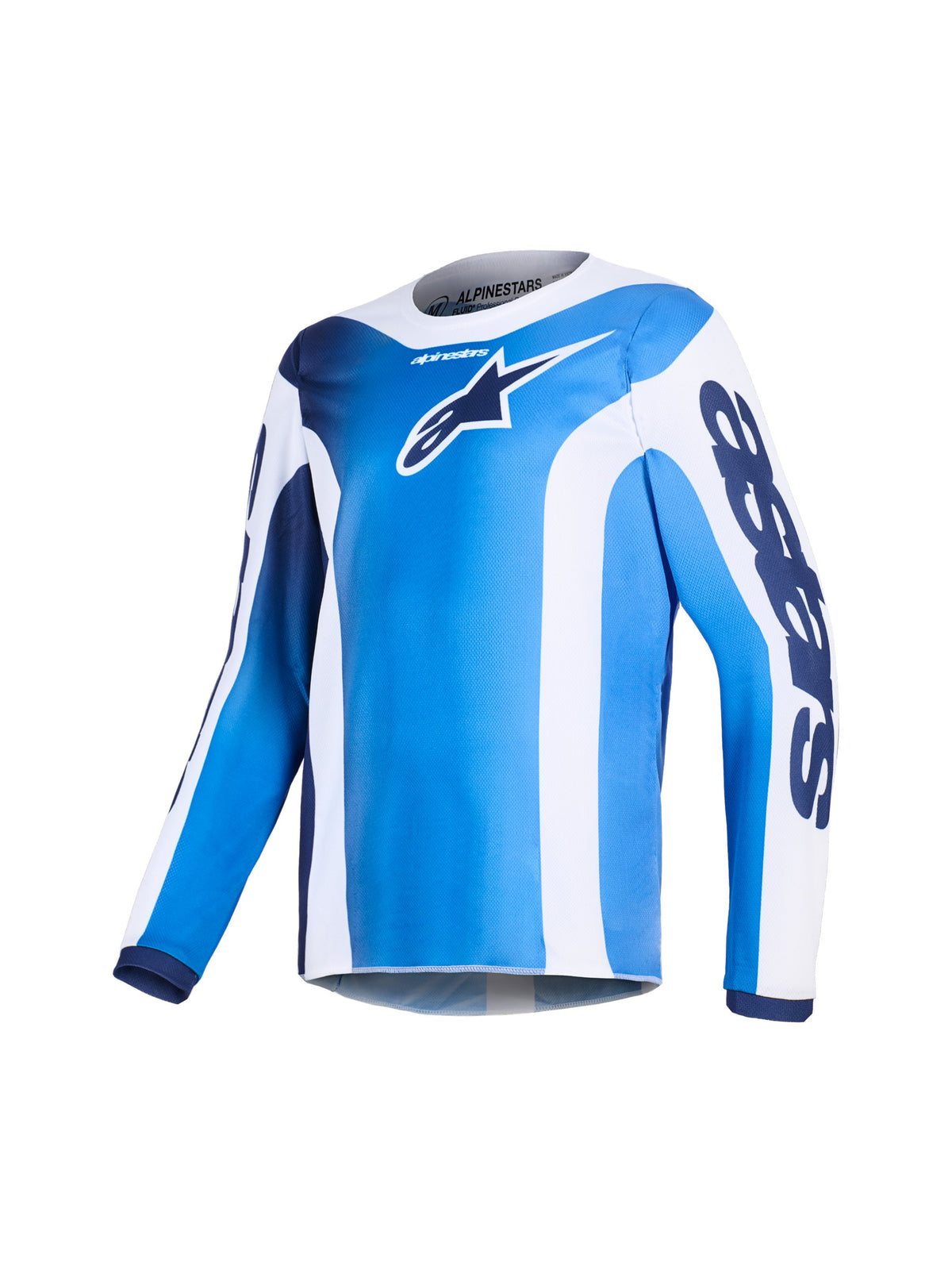 Alpinestars Youth Fluid Portl junior cross shirt – UCLA blue/white - MxProStoreParts