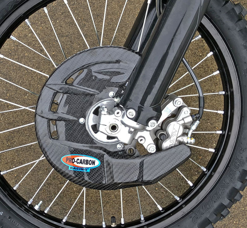 Pro Carbon for brake disc protector (with mounting kit) Kawasaki KX 450F 19- & KX 250F 21-