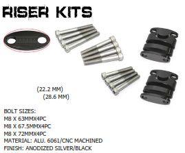 Psychic handlebar risers for 28.6mm handlebars (18mm - 36mm)