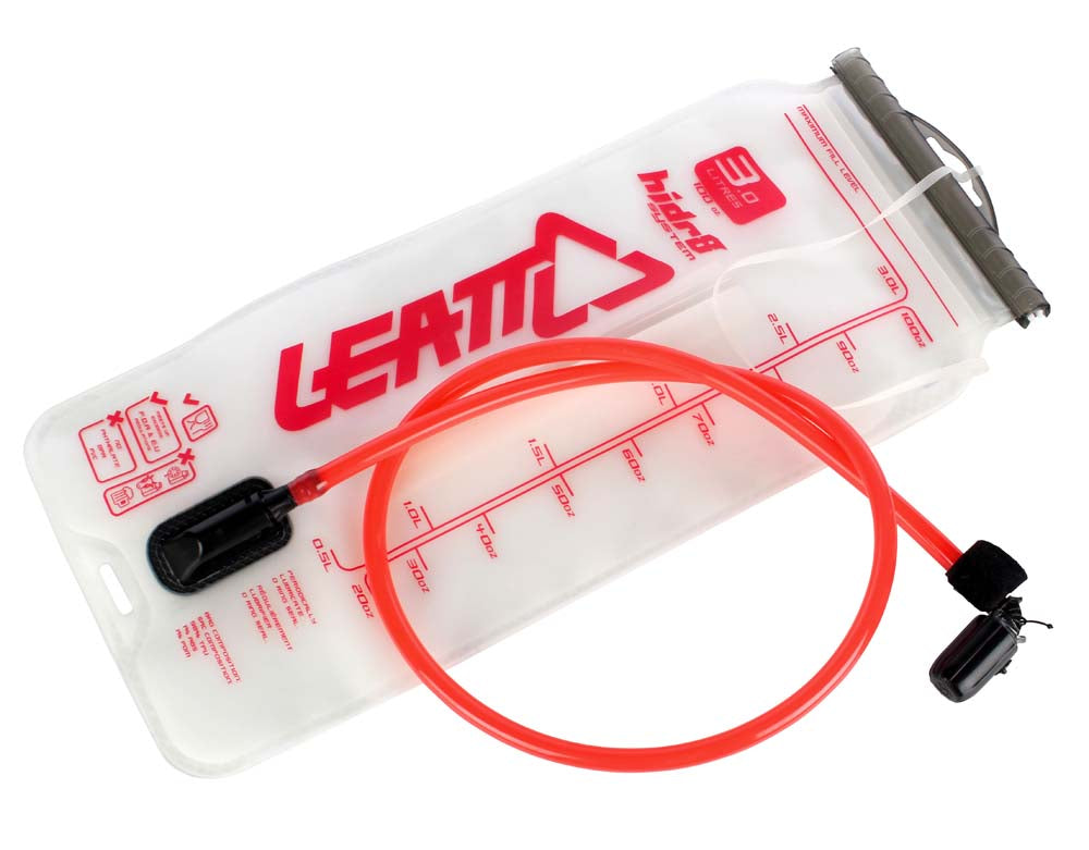 Leatt Bladder Flat CleanTech 3L (100oz) with tube and bite valve