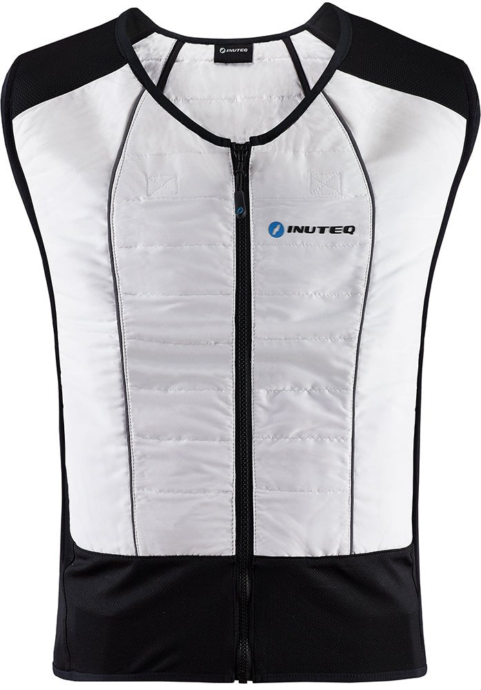 Inuteq Bodycool Hybrid 2-in-1 koelvest wit/zwart – zonder PCM-elementen - MxProStoreParts