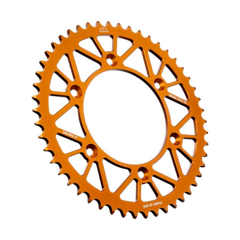 JT Hinterkettenritzel 50 Zähne Aluminium orange KTM SX/SX - F/EXC/EXC - F 90 - & Husqvarna TC/FC/FE/TE 125/150/250/350/450/501 14 - MxProStoreParts