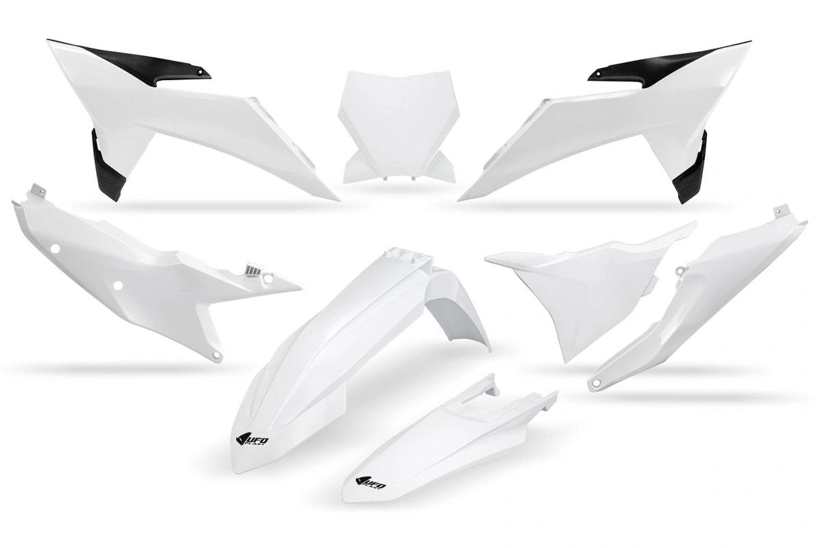 UFO Kunststoffkit für KTM SX125 SX125 SX250 SXF250 SXF350 SXF450 2025 WEISS - MxProStoreParts