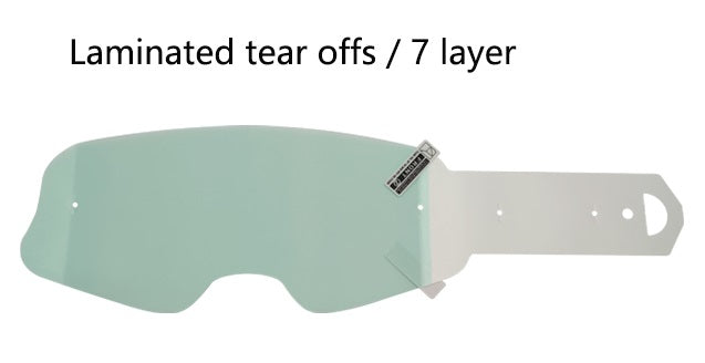 BRAAP laminated Tear Offs ( 7 stuks )