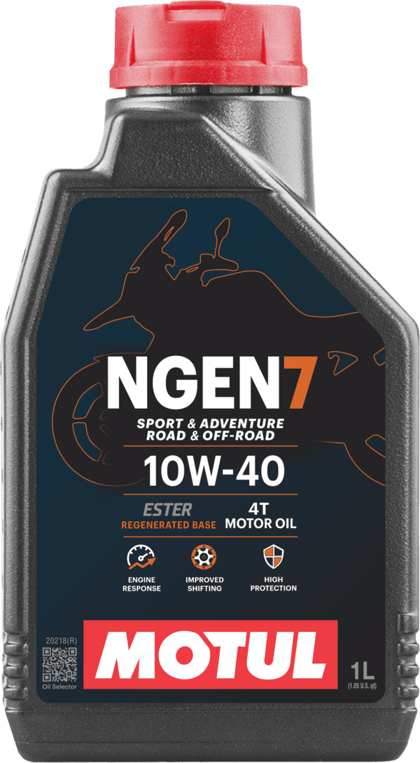 Motul NGEN 7 4T 10W-40 engine oil – 1 liter - MxProStoreParts