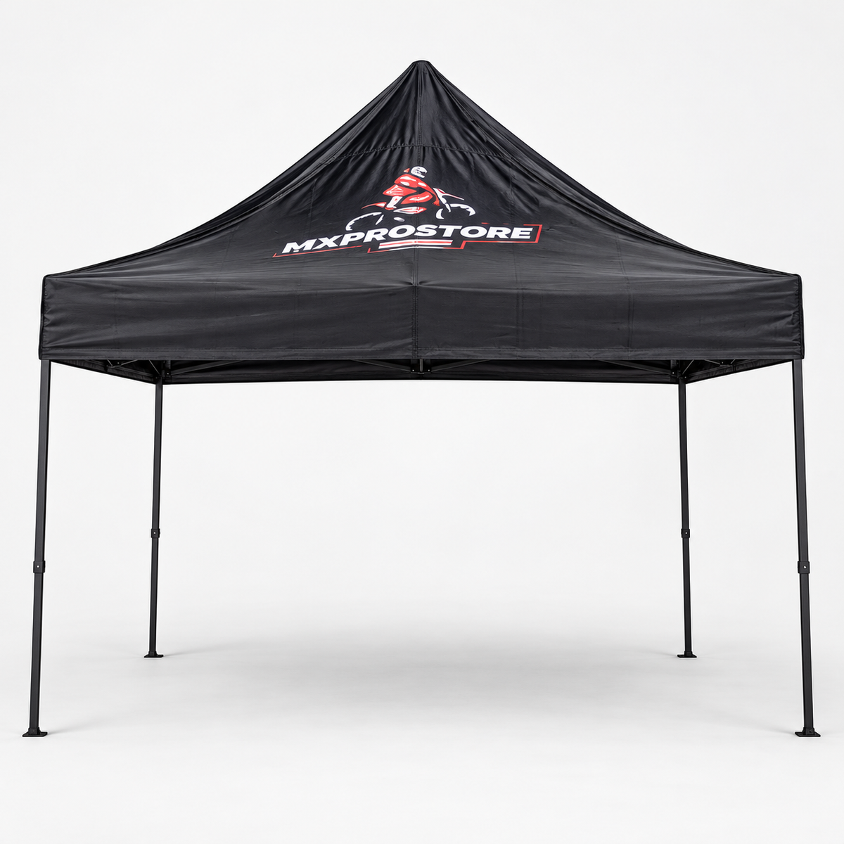 MXProStoreParts zwarte tent 300 × 300 zonder zijwanden – uitsluitend afhalen
