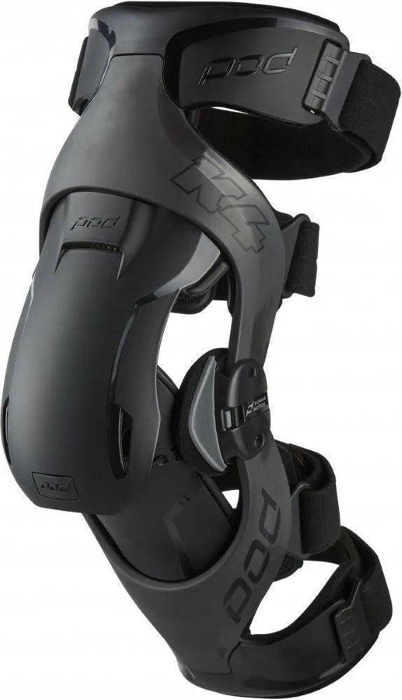 POD K4 2.0 Graphite/Zwart Rechts Kniebrace - MxProStoreParts