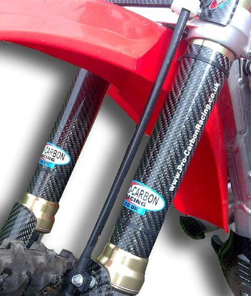 Pro Carbon Kohlenstoff-Wraps für das untere Vordergabelteil (Set aus linker und rechter Seite) - MxProStoreParts