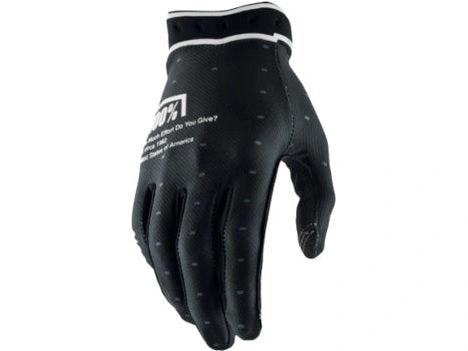 100% handschoenen Ridefit Zwart Maat M 2026 collectie - MxProStoreParts