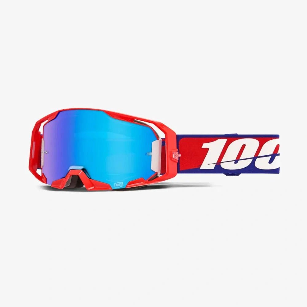 100% Armatic Crossbril Best (Objektiv: Spiegel Blau) - MxProStoreParts