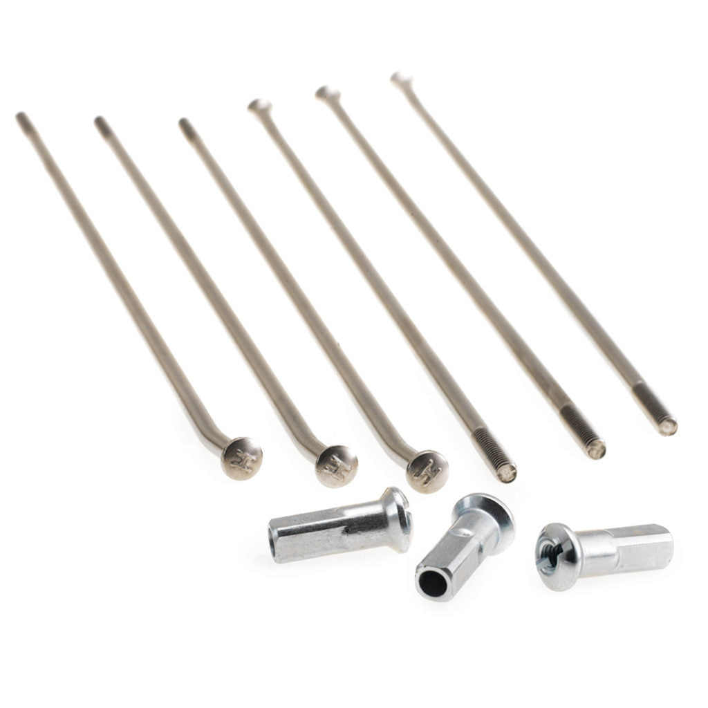 Haan Wheels spaak + nippel voor 21" voorwiel Haan Wheels naaf KTM 1997-heden ( per stuk )