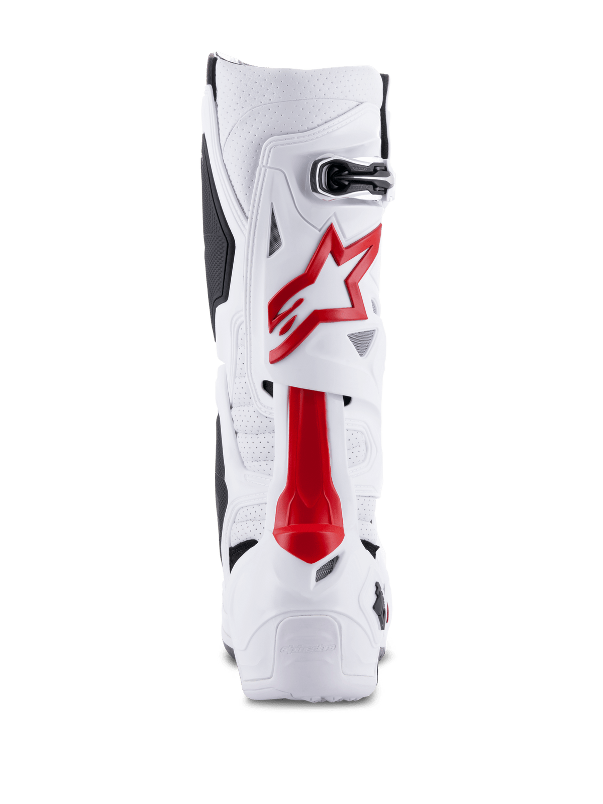 Alpinestars Tech 10 Supervented Crosslaarzen – Wit / Helderrood - MxProStoreParts