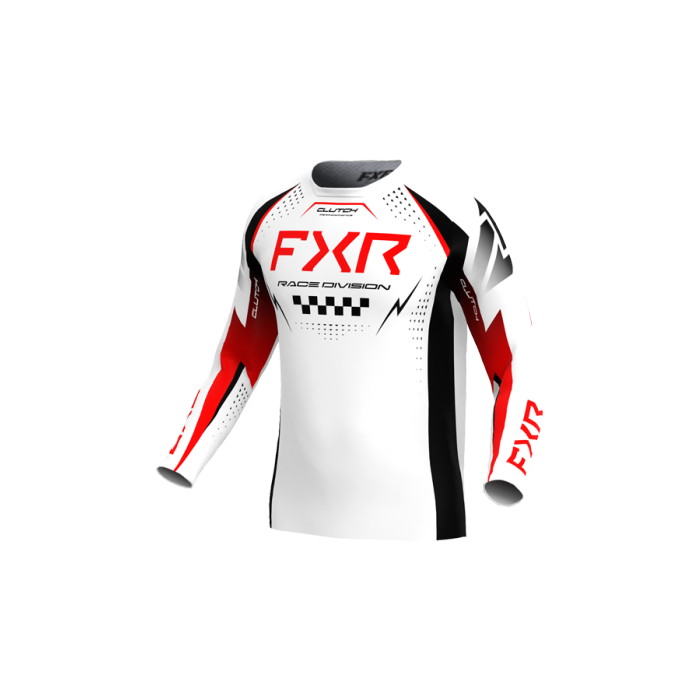 FXR Clutch Pro MX Jersey 26 White/Red/Black
