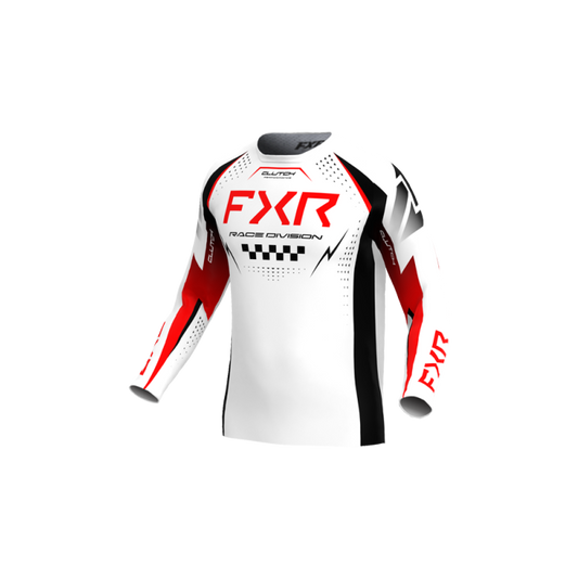 FXR Clutch Pro MX Jersey 26 White/Red/Black