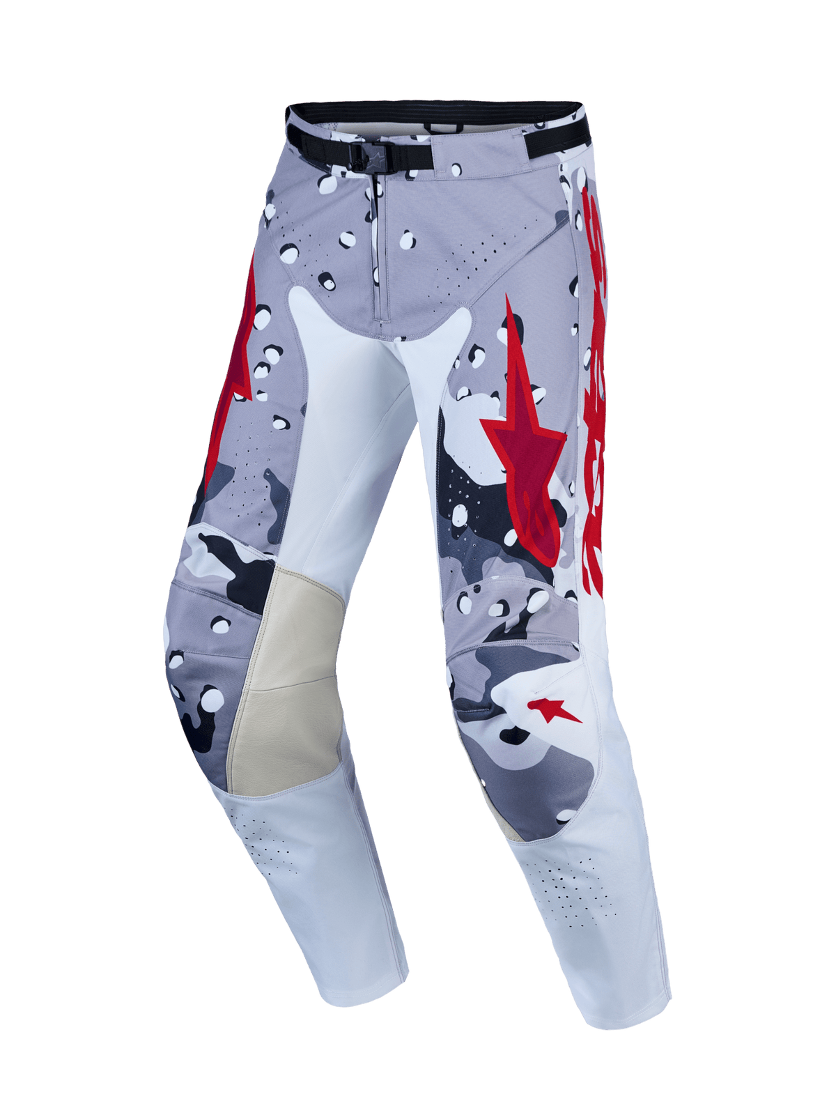 Alpinestars Racer Air Lone Pantalón 2027 – Gris Camo Blanco Fuego Rojo - MxProStoreParts