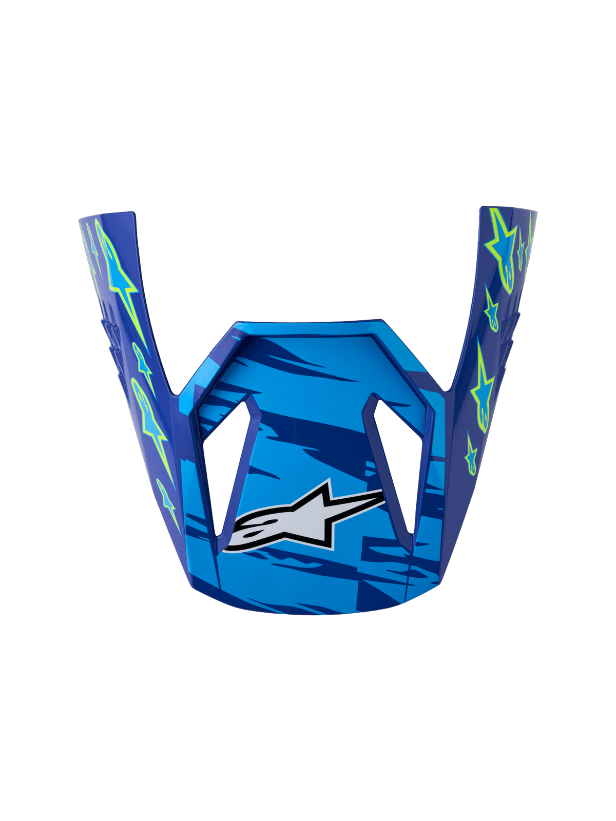 Alpinestars Youth SM3 Falcon Vizier – Blue, White, Black, Fluorescent Pink, Fluorescent Yellow, Glossy - MxProStoreParts