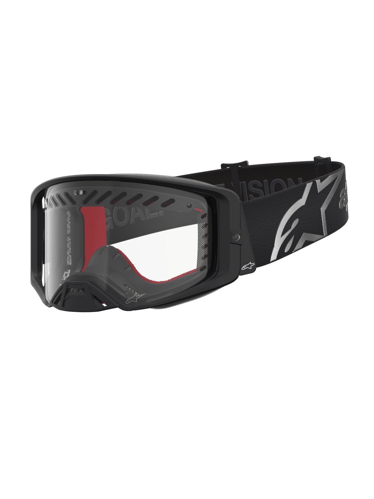 Alpinestars Supertech Dura Air Fluid Cross Goggles – Black Silver Clear - MxProStoreParts