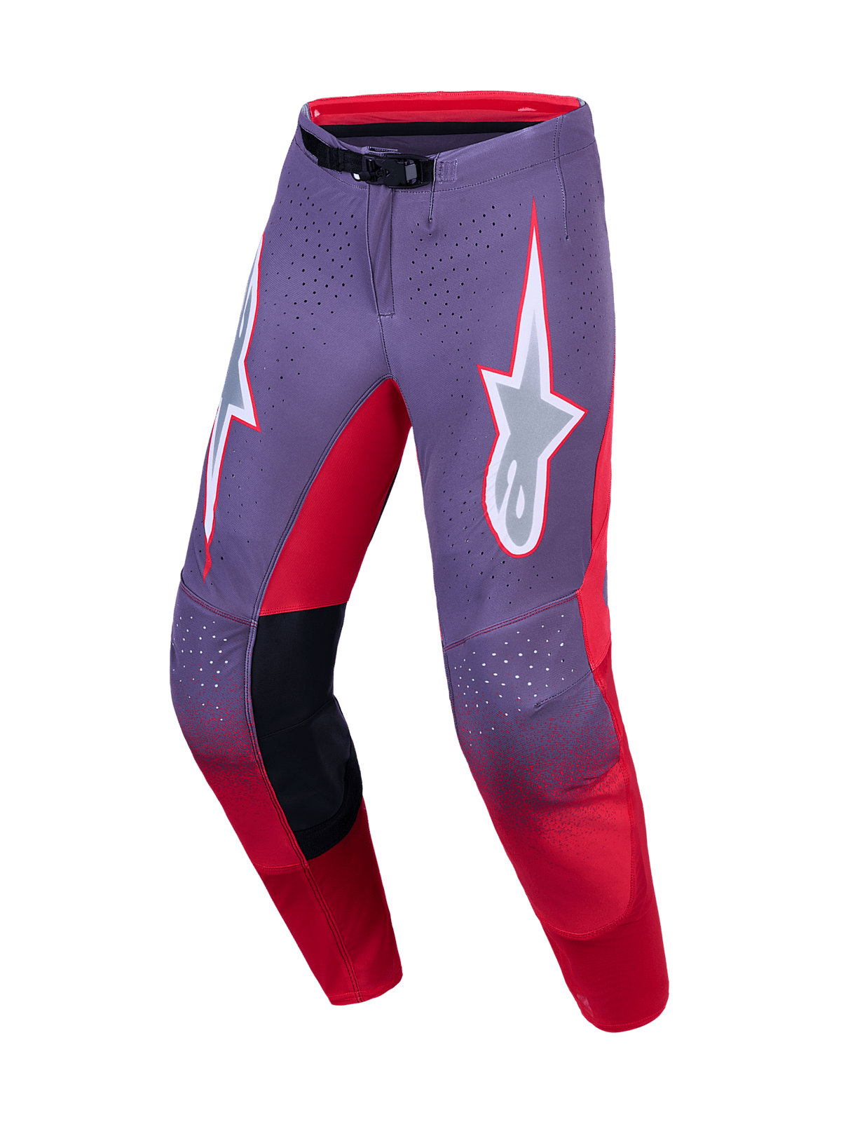 Alpinestars Supertech Hiten AFD Pants 2027 – Graystone, Fluorescent Red, Light Lilac - MxProStoreParts