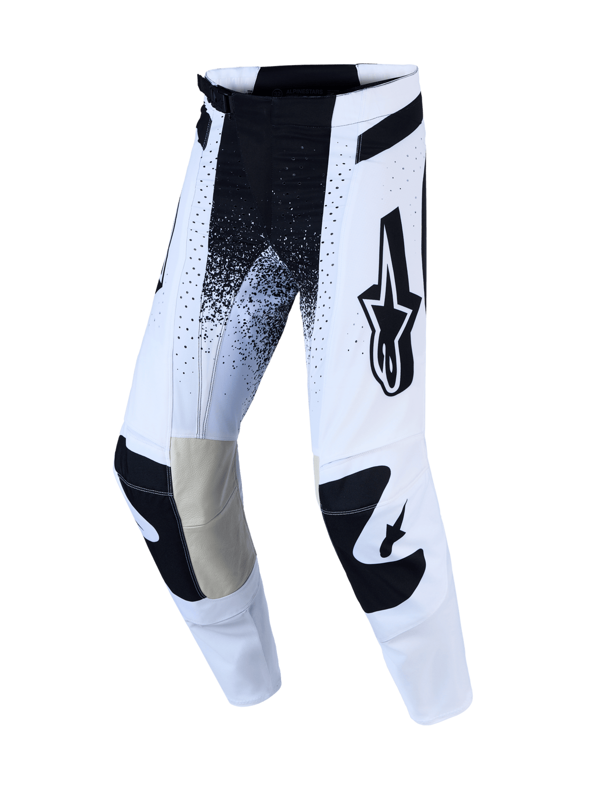 Alpinestars Techstar Swan Pantalón 2027 – Blanco Negro - MxProStoreParts