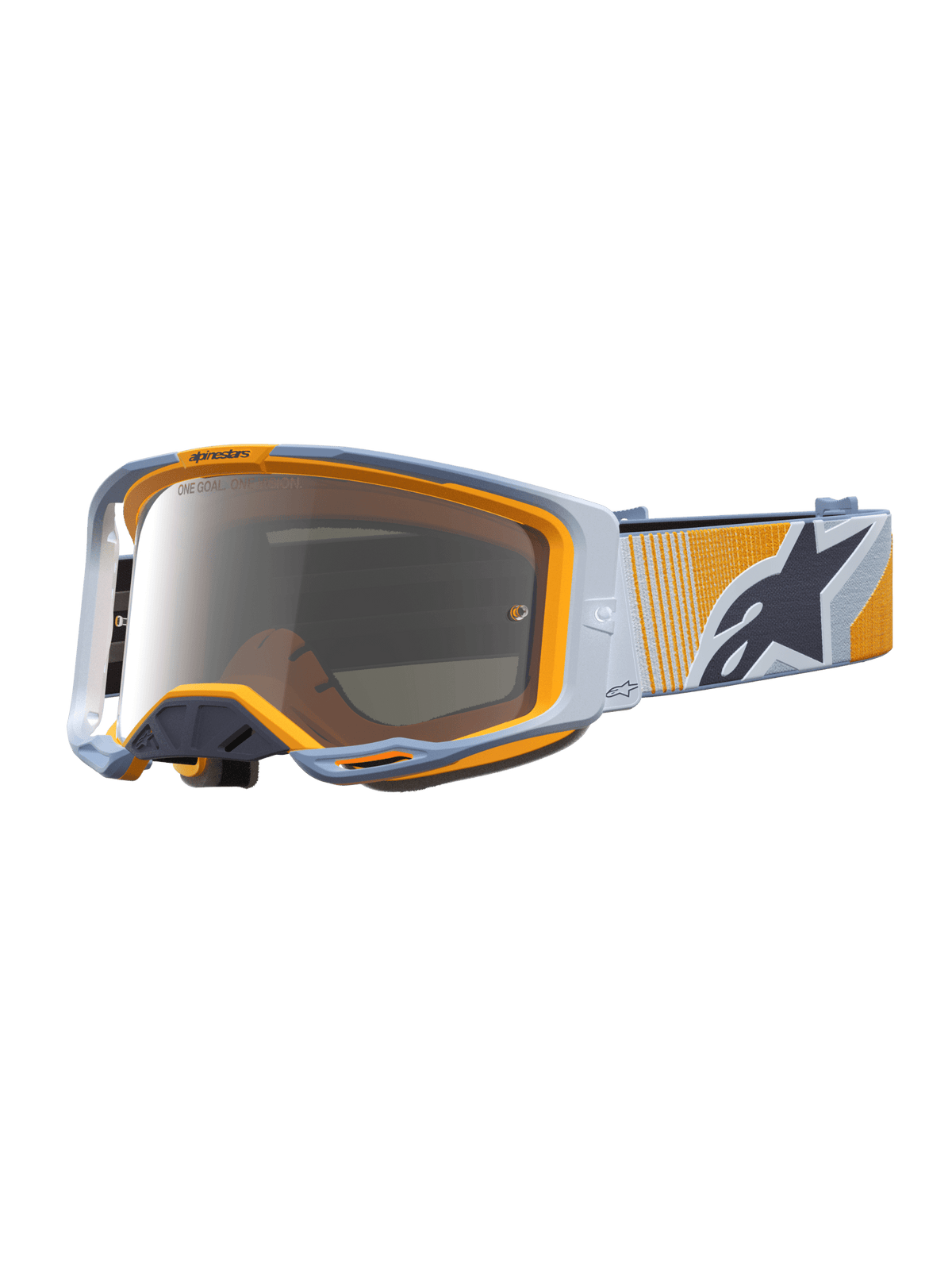 Alpinestars Vision 8 Maven Motocross Goggles – Dust Blue Orange Mirror Silver - MxProStoreParts