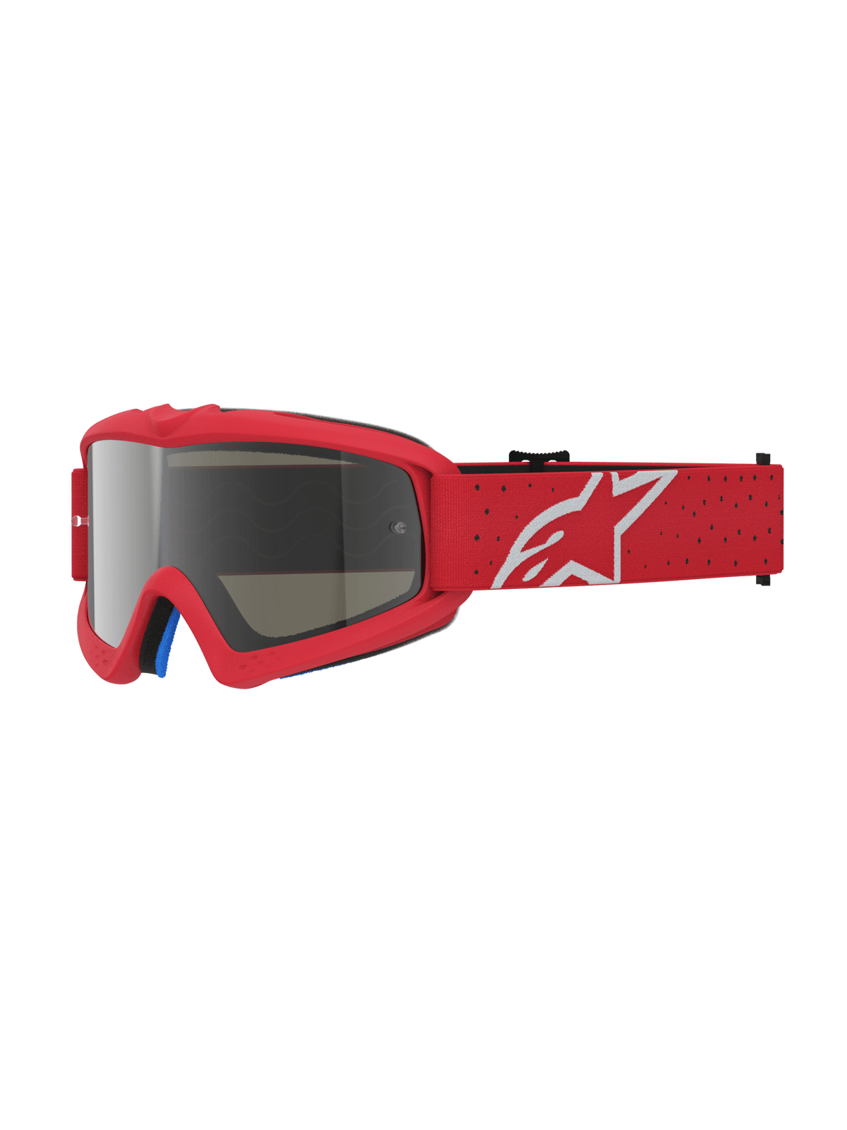 Alpinestars Youth Vision Vesta Cross Goggles – Fluorescent Red, Silver Chrome Mirror - MxProStoreParts