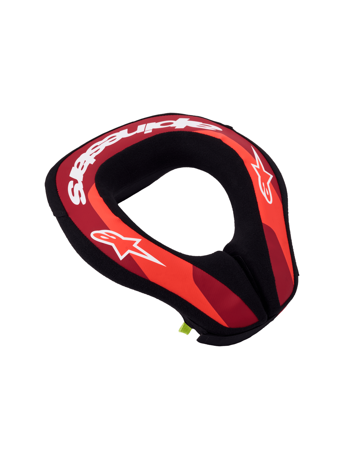 Alpinestars Protège-cou Sequence pour Jeunesse – Rouge Fluo, Rouge Métallisé, Blanc - MxProStoreParts