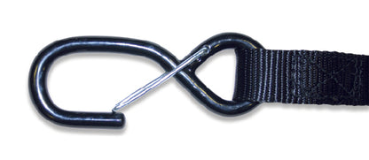 Acerbis spanbanden zwart 25mm with loop