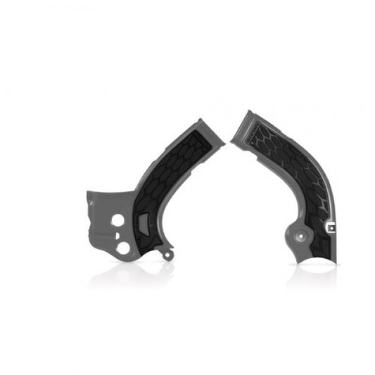 Acerbis X-Grip frame beschermers zilver / zwart Yamaha YZ 250F 14-16 & YZ 450F 14-15 & WR 250F 15-16
