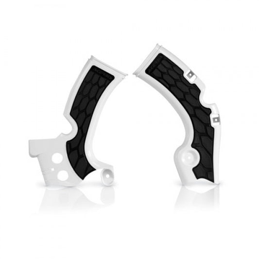 Acerbis X-Grip frame beschermers wit / zwart Kawasaki KX 450F 09-18