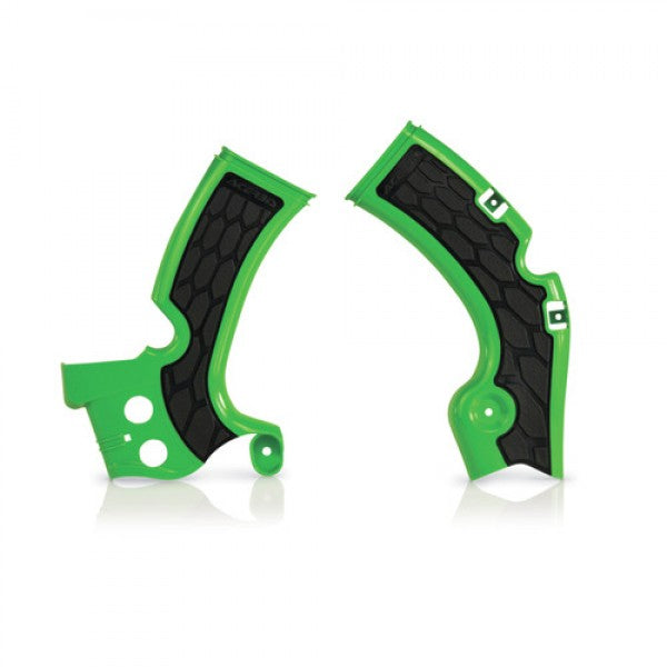 Acerbis X-Grip frame beschermers groen / zwart Kawasaki KX 450F 09-18