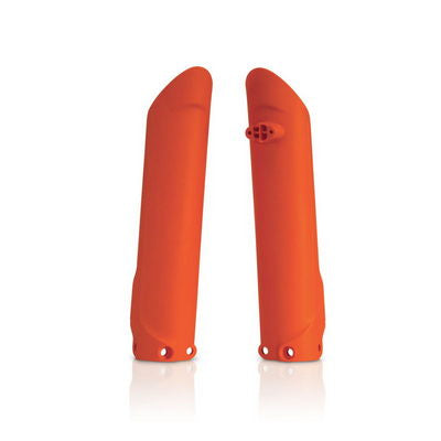 Acerbis / Cycra voorvork beschermers Oranje 010 KTM SX 125/150/250 15- & SX-F 250/350/450 15- & EXC 250/300 16- & EXC-F 250/350/450/500 16- & Husqvarna FC/TC/FE/TE 125/250/300/350/450/501 15 & Gas EC/MC 125/250/300/350F 2021