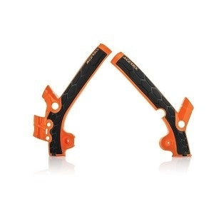 Acerbis X-Grip Frame Beschermers Oranje/Zwart KTM & Husqvarna 2016-2019