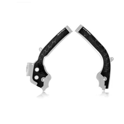 Acerbis X-Grip frame beschermers wit / zwart KTM SX 125/150 2016-2018 & SX 250 2017-2018 & SX-F 250/350/450 2016-2018 & EXC 250/300 2017-2019 & EXC-F 250/350/450/500 2017-2018 & Husqvarna TC 125 2016-2018 & TC 250 17-18 & TE… - MxProStoreParts