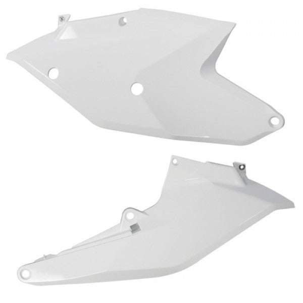 Cycra zijnummerborden Wit KTM SX 125/150/250 16-18 & SX-F 250/350/450 16-18 & EXC 250/300 17-19 & EXC-F 250/350/450/500 17-19