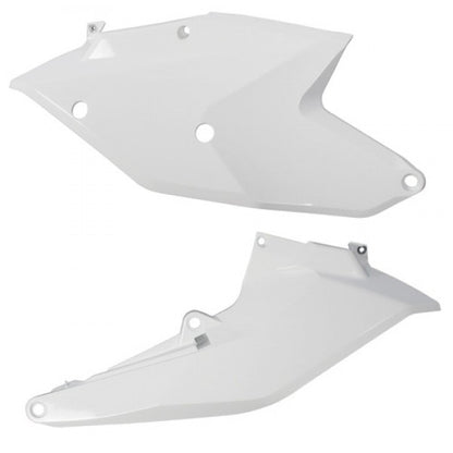 Cycra zijnummerborden Wit KTM SX 125/150/250 16-18 & SX-F 250/350/450 16-18 & EXC 250/300 17-19 & EXC-F 250/350/450/500 17-19