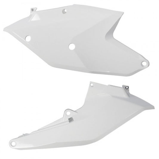 Cycra zijnummerborden Wit KTM SX 125/150/250 16-18 & SX-F 250/350/450 16-18 & EXC 250/300 17-19 & EXC-F 250/350/450/500 17-19